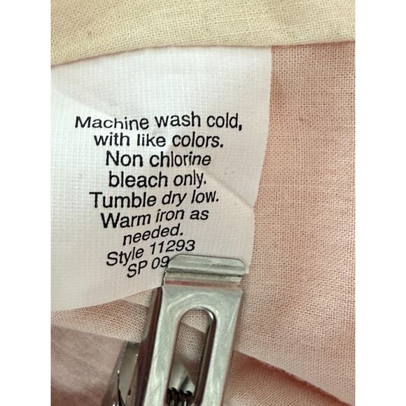 J Crew Womens Size 6 Cotton Button Coat Pink Lined Long Sleeve Outdoor Jacket - Picture 8 of 9